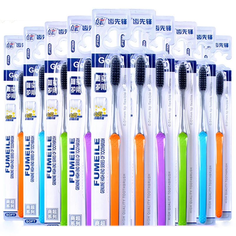

1PC handle Toothbrush Useful Durable Fashion Personal Health Toothbrush Bamboo Oral Care Teeth Eco Soft Medium Brushes