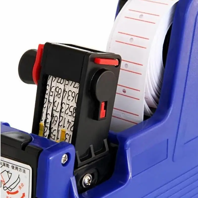 

MX-5500 Handheld Price Labelling Plastic 8 Digital Tag EOS Marker Gun+1 Lines Label +1 Ink Sticker Sewing Accssories clothing