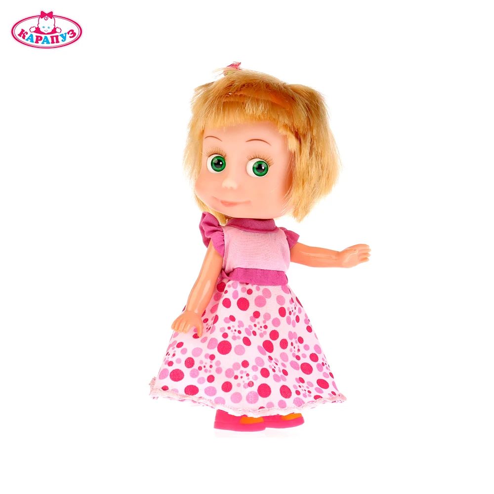 Кукла КАРАПУЗ Маша 15см &quotМ/Ф МАША И МЕДВЕДЬ&quot в платье день рождения доставка от