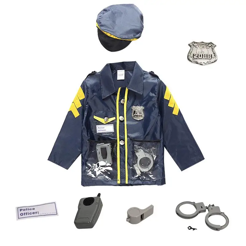 

Police Play House Suit Policeman Cosplay Costume Policeman Costume With Durable Case Police Officer Costume For Kids