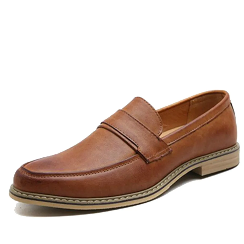 Oxfords Men Genuine Leather Brand Spring Autumn Men's Formal Shoes Dress Vintage Retro Shoe Elegant | Обувь