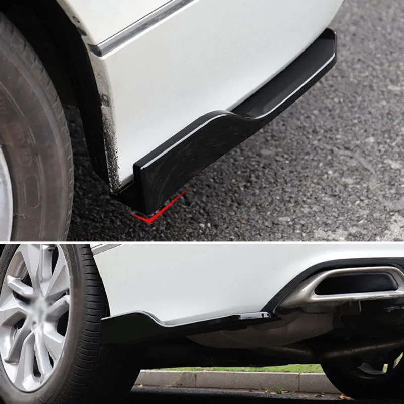 Автомобильный задний бампер крылья для губ боковая юбка разветвители спойлер