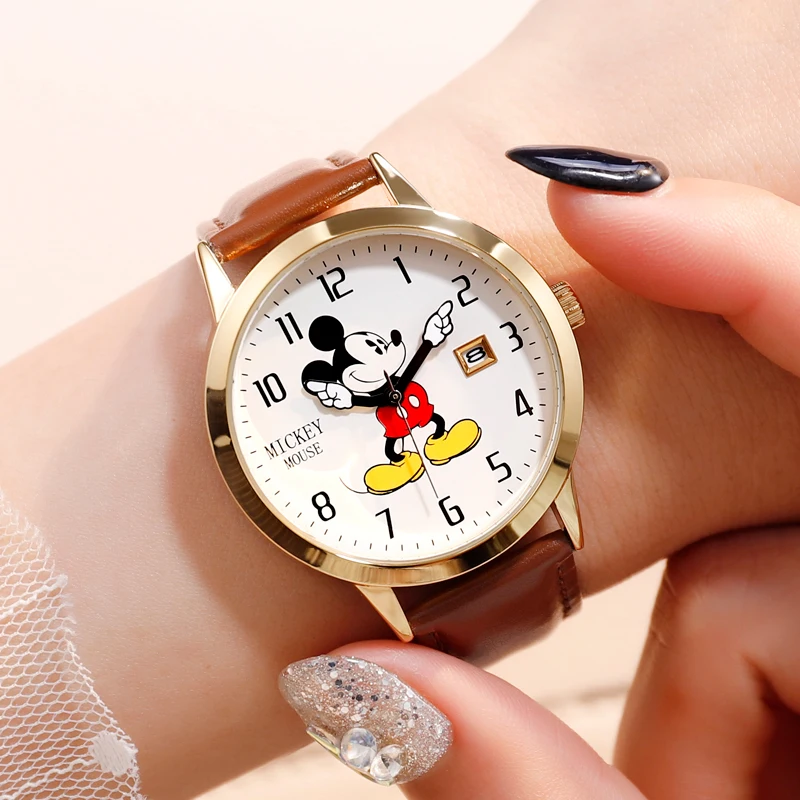 Часы наручные Disney Детские кварцевые брендовые Роскошные модные милые