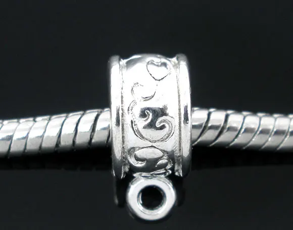 DoreenBeads 30 SP цветок залога Бусины Подходят Шарм браслет 13x9 мм (B05578) иу|bracelet handmade|bracelet