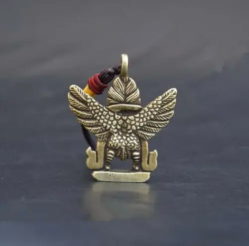 Китайский маленький кулон из чистой латуни lucky divine bird | Дом и сад