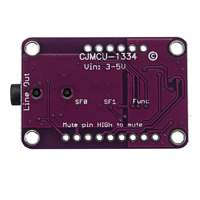 Модуль DAC CJMCU 1334 UDA1334A I2S аудио стерео декодер модуль плата для Arduino 3 V 5 V|ЦАП| |
