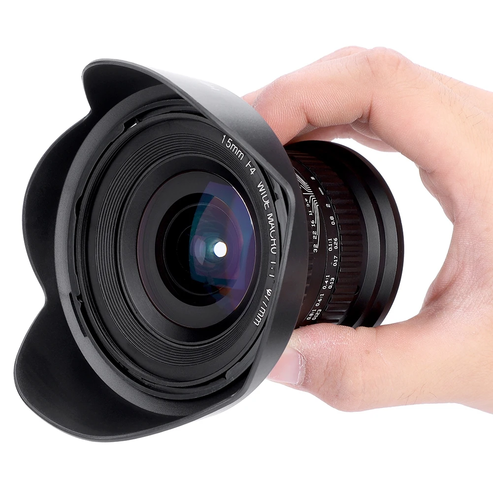 15 мм F4.0 ручная фокусировка полная Рамка широкоугольный макрообъектив DSLR для