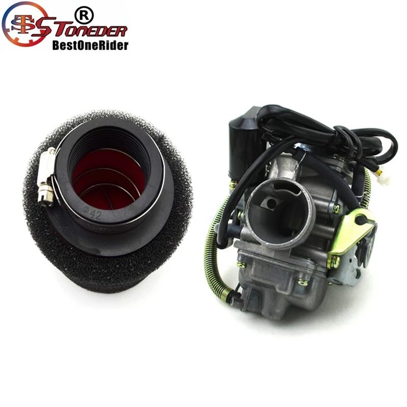 STONEDER PD24 Карбюратор Carb очиститель воздушного фильтра для GY6 125cc 150cc Yerf-Dog GX150 Spiderbox