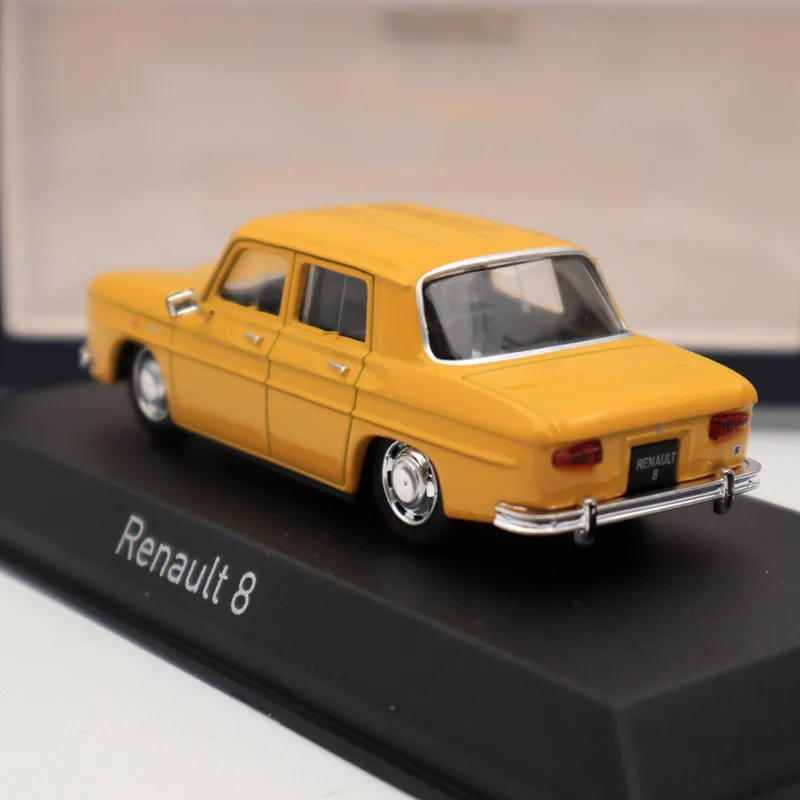 NOREV 1:43 Renault 8 желтый DIECASET модель Ограниченная серия коллекционная игрушка