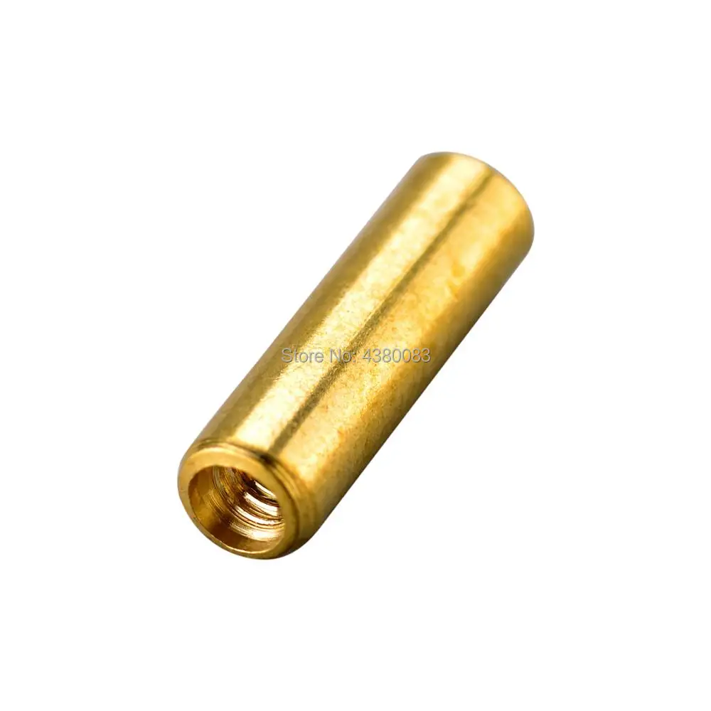 2 шт./лот сплошной Латунный переходник с внутренней резьбы 5/40 на внутреннюю