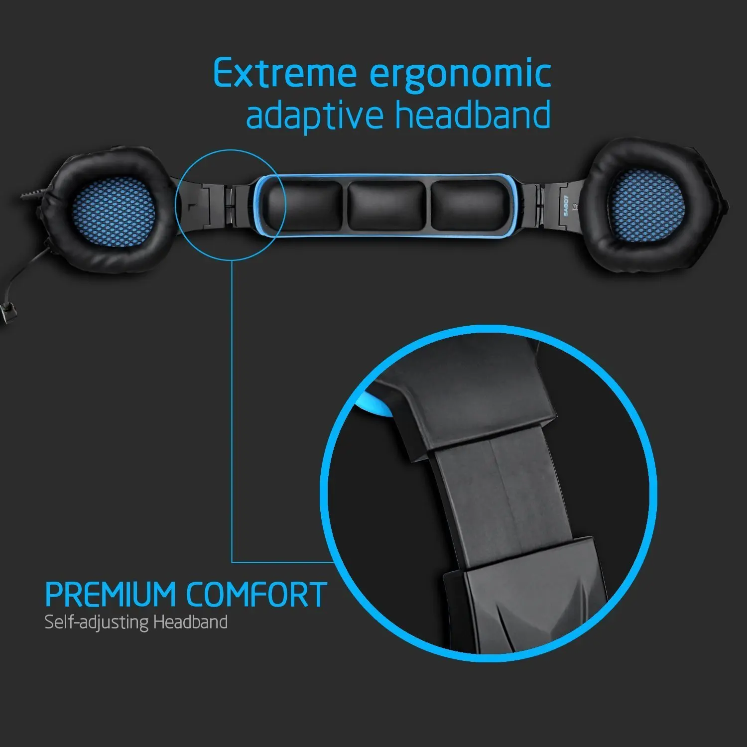 PS4 Новый Xbox one игровой головок Sades SA 807 3 5 мм проводных наушников Over Ear с Микрофоном