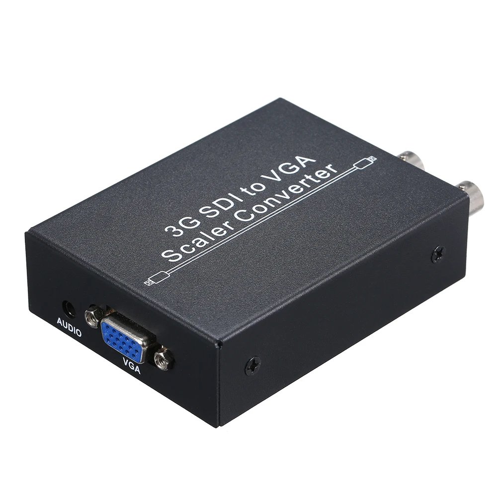 100% Высокое качество 2 970 Гбит/с SDI в VGA Аудио конвертер с 3G сигнала 1080P скалер