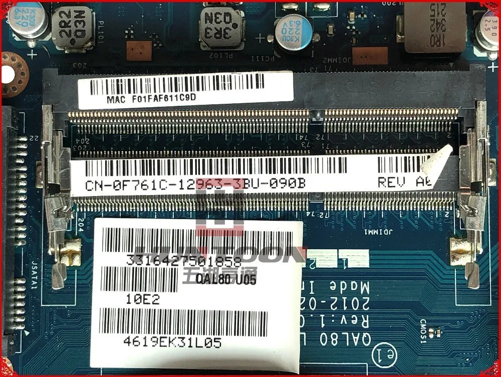 Материнская плата для ноутбука Dell Insprion E6430 полностью протестирована QAL80 F761C SLJ8A HM77