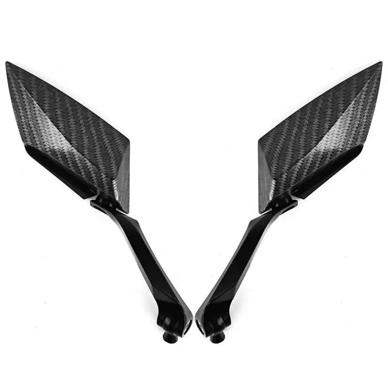 A Pair of Universal Adjustable Motorcycle Scooter Snake Skin Pattern Aluminum Side Rear View Mirrors Black | Автомобили и