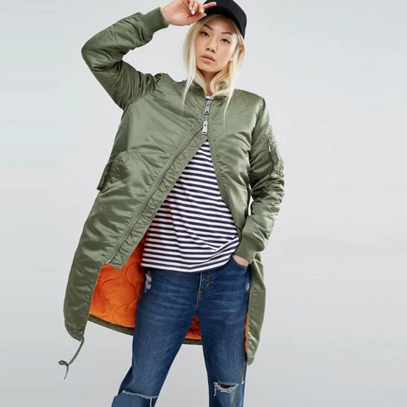 

new Winter Jacket Women Middle Long Cotton padded Jackets Parkas Thicken Warm Winter Coat Female Slim Outerwear solid basic Coat