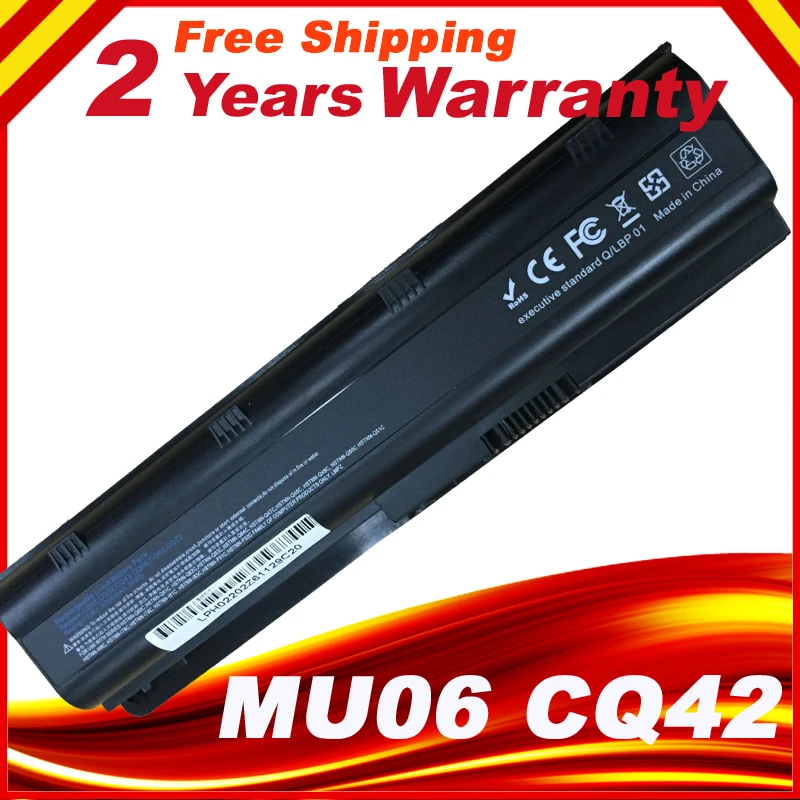 Новый аккумулятор для ноутбука HP Pavilion g4 g6 g7 CQ32 CQ42 CQ62 CQ72 DM4 HSTNN CBOX Q60C MU06 MU09 G32 G42