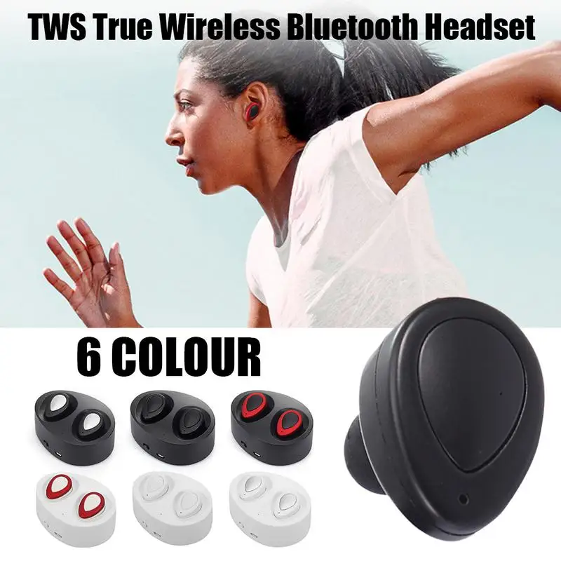 Беспроводные Bluetooth наушники TWS мини стерео воспроизведение музыки Hands-free