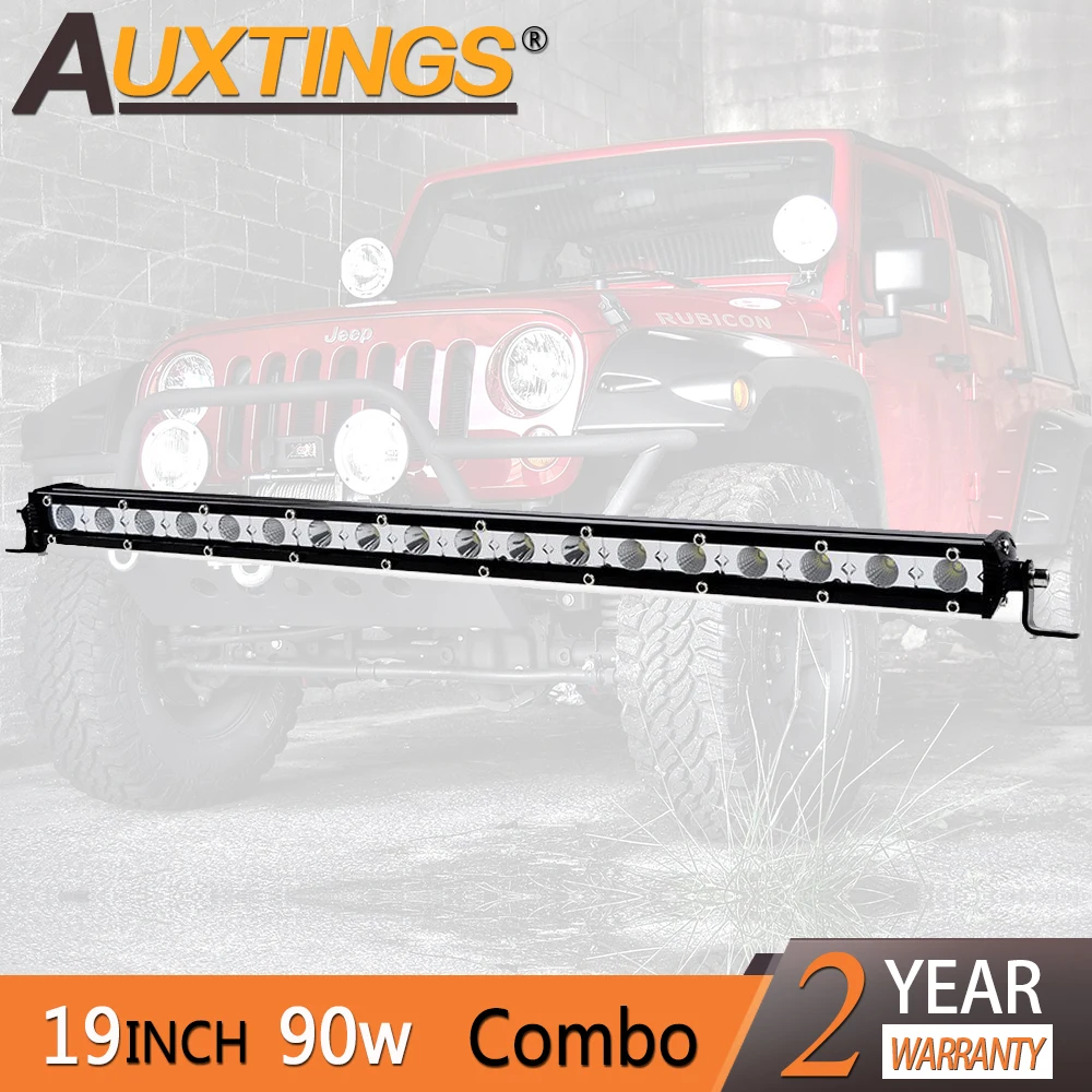 Auxtings 20 &quot20 дюймов 90 Вт светодиодный рабочий световой бар супер мини тонкий