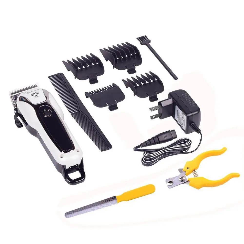HOME-SURKER Dog grooming Clippers Pet Grooming Supplies Kit with Nail and file for Cats | Бытовая техника