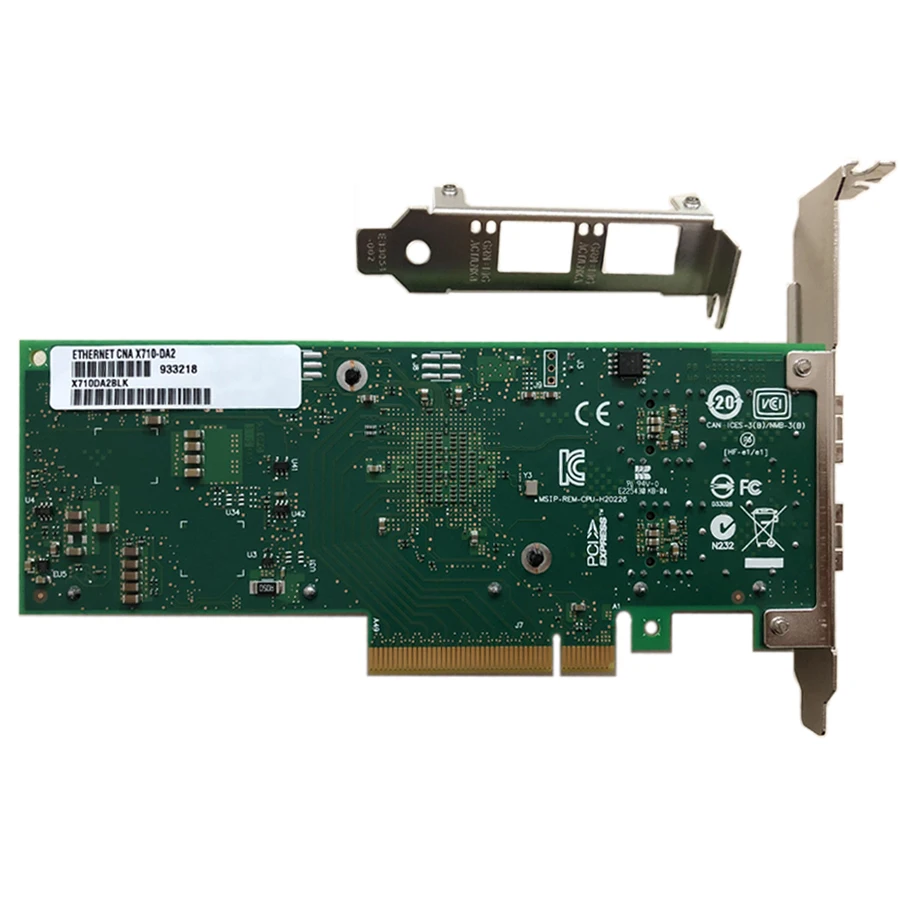 Eastforfuy intel Ethernet Converged Network Adapter X710-DA2 SFP+ 10Gb iSCSI NFS Y5M7N PCI-e3.0 Controller Card | Компьютеры и офис