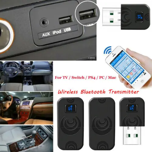 Беспроводной Bluetooth адаптер Аудио гарнитура наушники передатчик USB ключ приемник