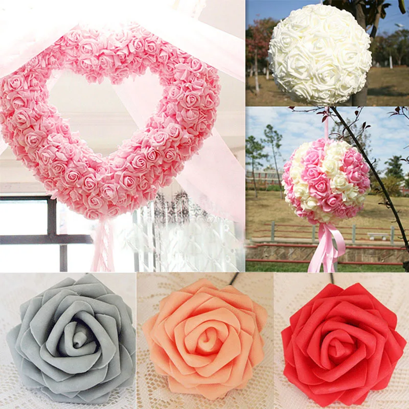 Искусственный цветок для свадьбы листья невесты из ПЭ Мультяшные 10 шт. модная