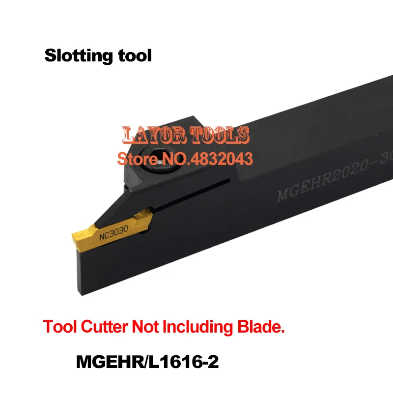 

MGEHR1616-2 16*16*100MM External Grooving Turning Lathe Bar Tool Holder For Lathe Machine CNC Cutting Turning Tool Set Holder