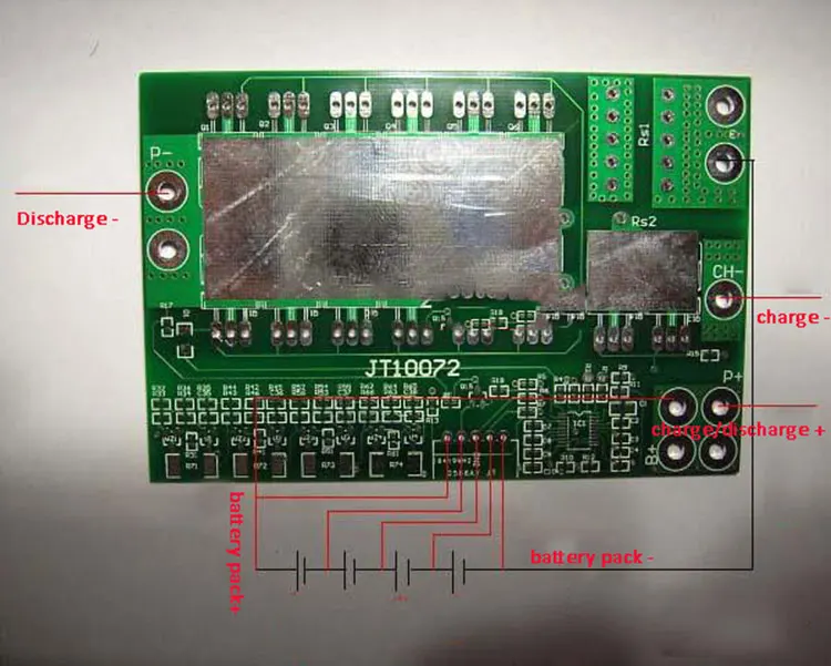 4S 80A lifepo4 BMS PCM плата защиты батареи bms pcm с балансировкой для аккумуляторной