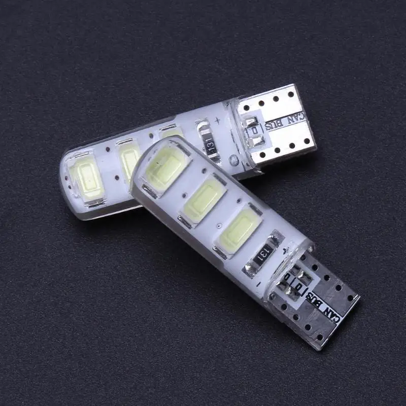 2 шт. автомобильный светильник шириной s 5 Вт 6 светодиодный 5730 SMD W5W T10 декоративная