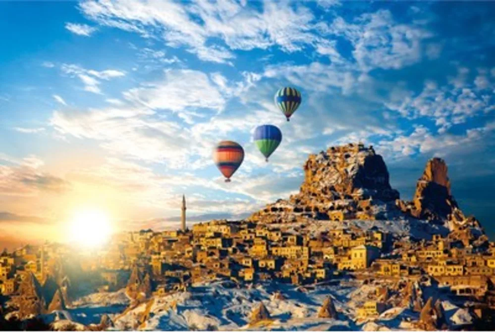 1000 шт. всемирно известный строительный пейзаж бумажные Пазлы для взрослых DIY