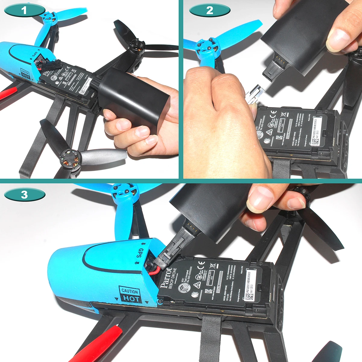 11 1 V 1600mAh для Parrot Bebop Drone 3 0 Вертолет Замена батареи Улучшенная литий полимерная