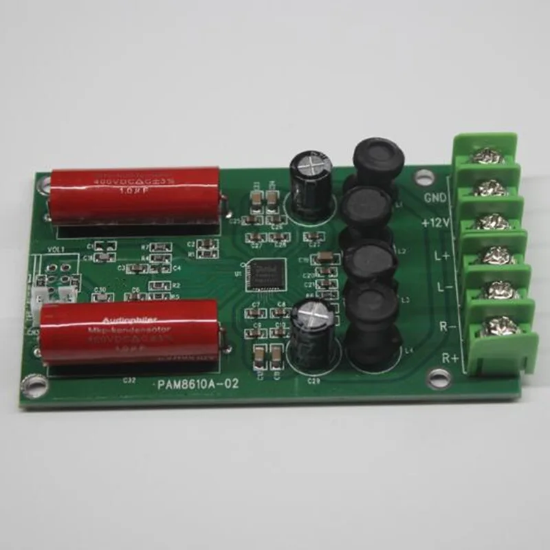 Pam8610 12 В 20Wx2 усилитель плата модуль Мини Hifi цифровой аудио для автомобиля|Адаптеры