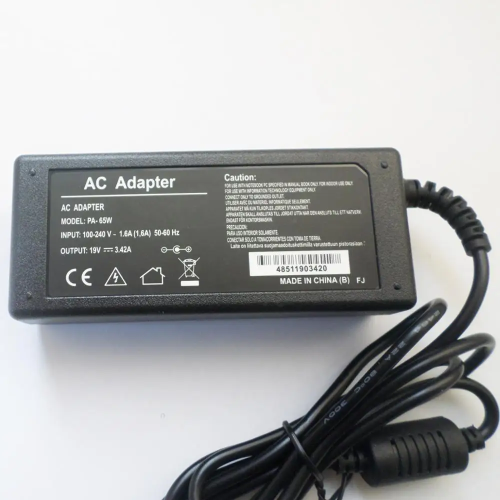 Адаптер питания переменного тока для ASUS S500CA CJ008H UL50 UL50V CJ027H X53E XR2 XR3 X54H XR5 AS650W Charger