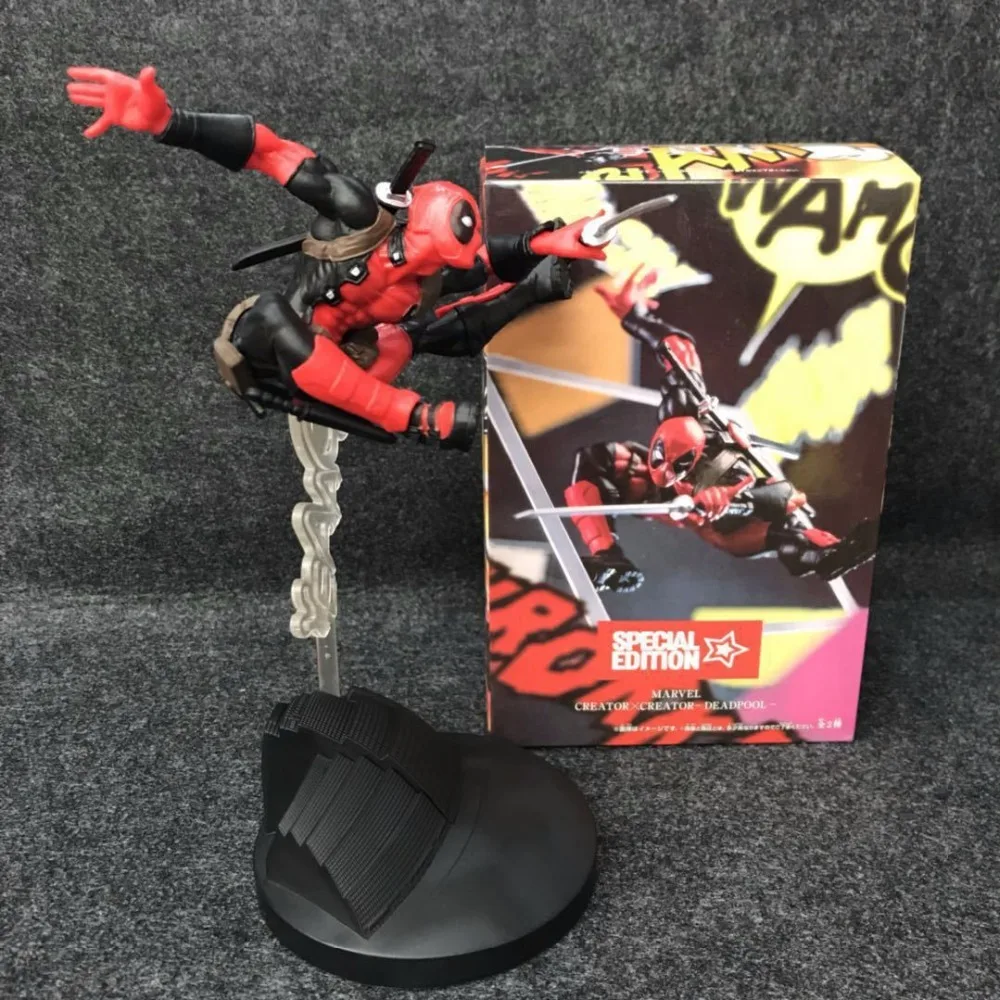 Аниме Фигурка 21 см Дэдпул экшн ПВХ фигурка Da Collezione модель игрушки Regalo Di Natale
