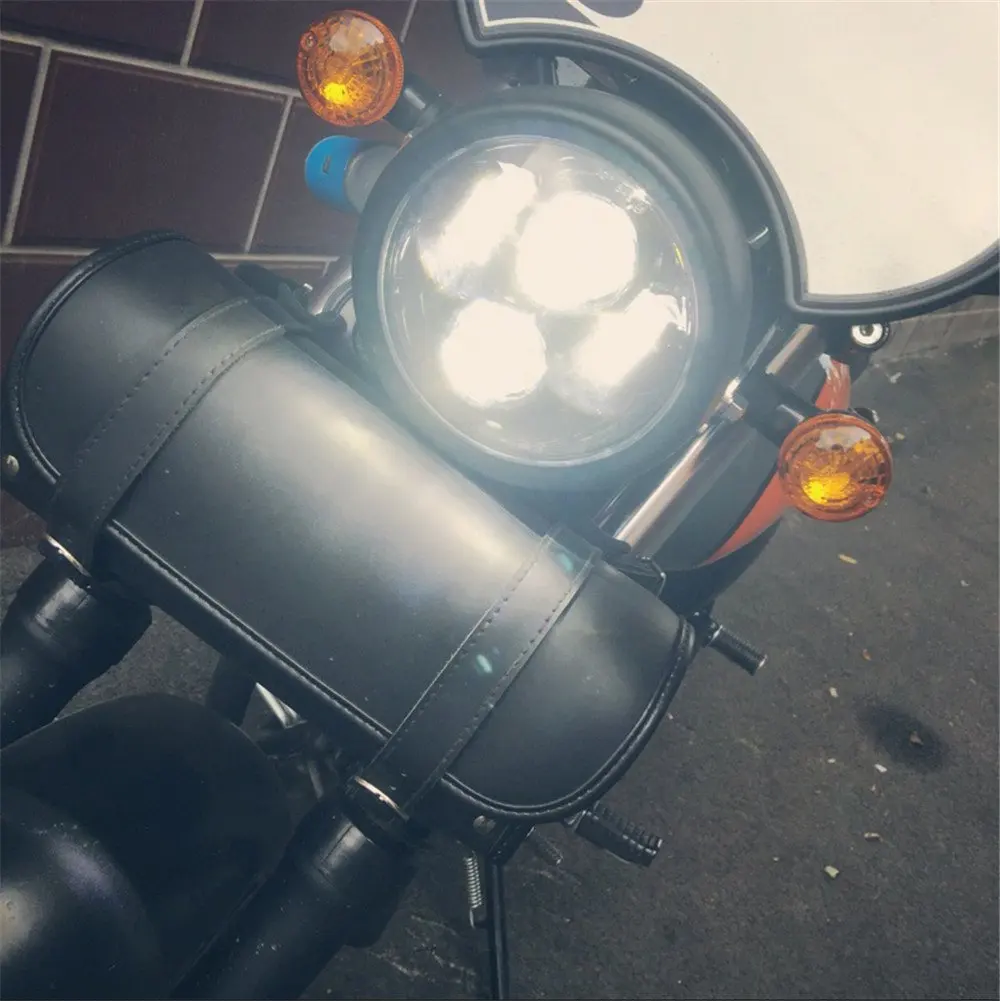 5 75 светодиодный мовая светодиодная круглая мотоциклетная фара для Wide Glide XL1200X FXDX