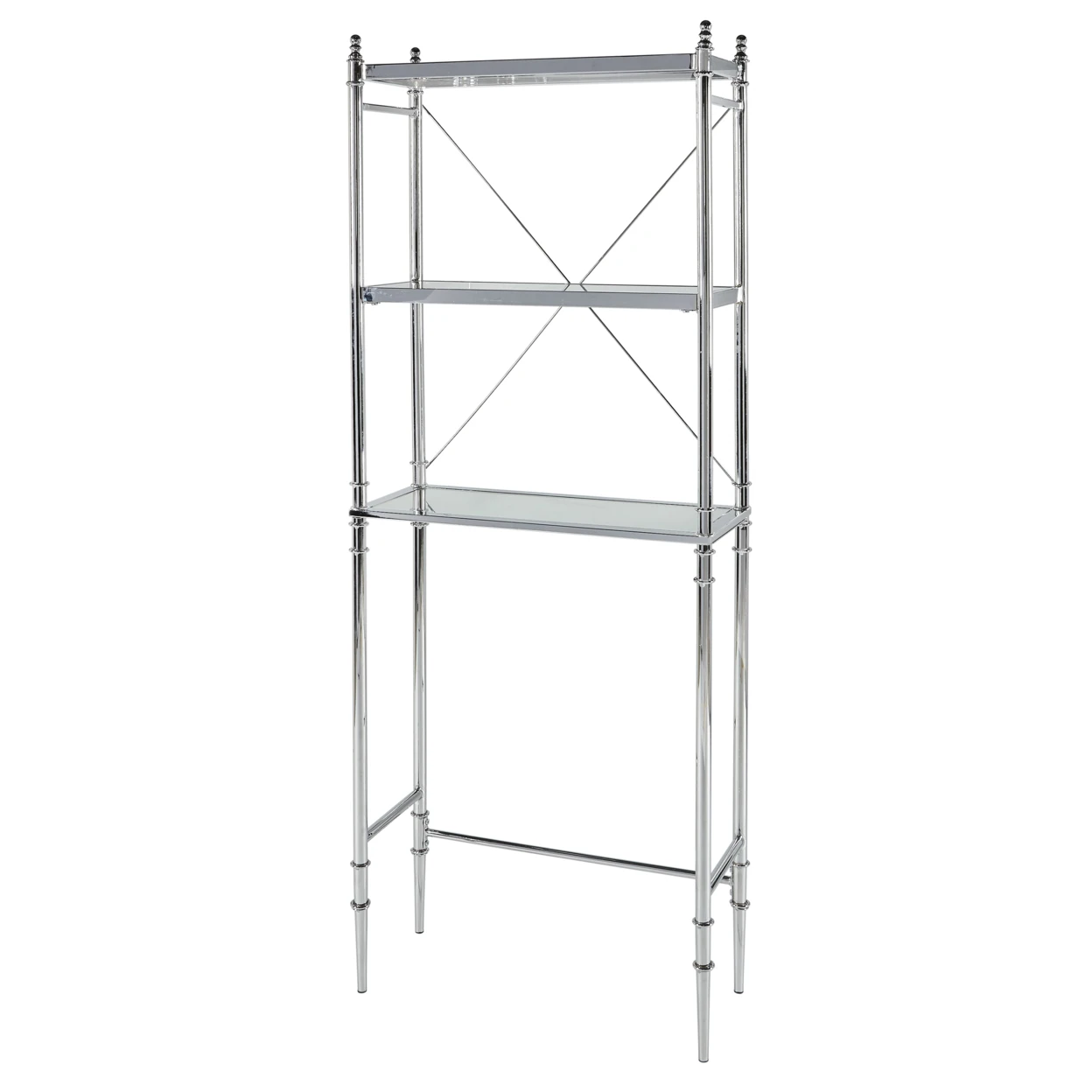Pinnacle Chrome and Glass Spacesaver | Мебель