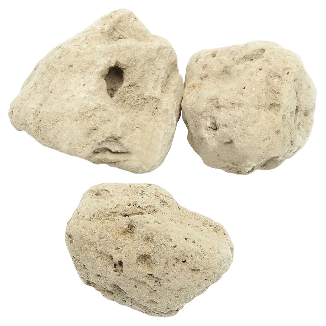 3pcs Gray Floating Real Rocks Aquarium Water Plant fish tank Aquatic Landscape Models:S Diameter 4-5CM 3Pcs | Дом и сад