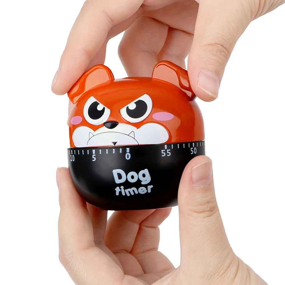 Random Color Cute Dog 55 Minutes Kitchen Timer Cooking Reminders Tools Countdown Alarm Reminder Mechanical | Дом и сад