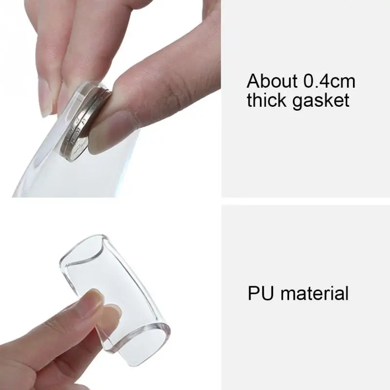 4 шт./компл. нескользящий Силиконовый коврик для стиральной машины силиконовый