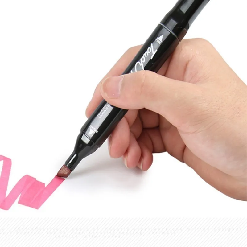 Марка ручка набор студент ручная роспись цветной живописи жирной ручкой