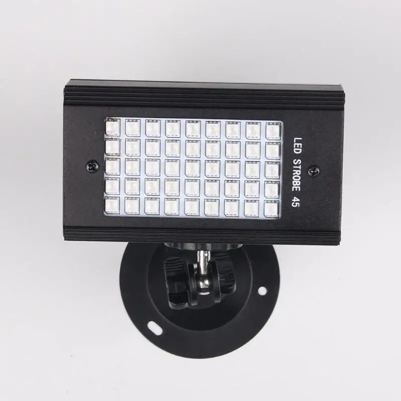 Мини 45LED стробоскоп сценический свет USB звук активированный диско КТВ Вечеринка