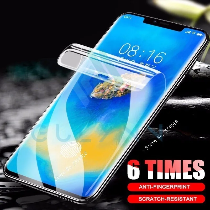 Защитная пленка Гидрогелевая для Huawei Honor 8X/8C/9/10 Lite/Nova 3i/3E/4 P Smart Plus/P30/30Pro|Защитные