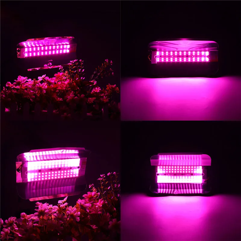 Светодиодный фитозаливающий светильник s 50 Вт 100 5730smd 60 лм/Вт высокая мощность