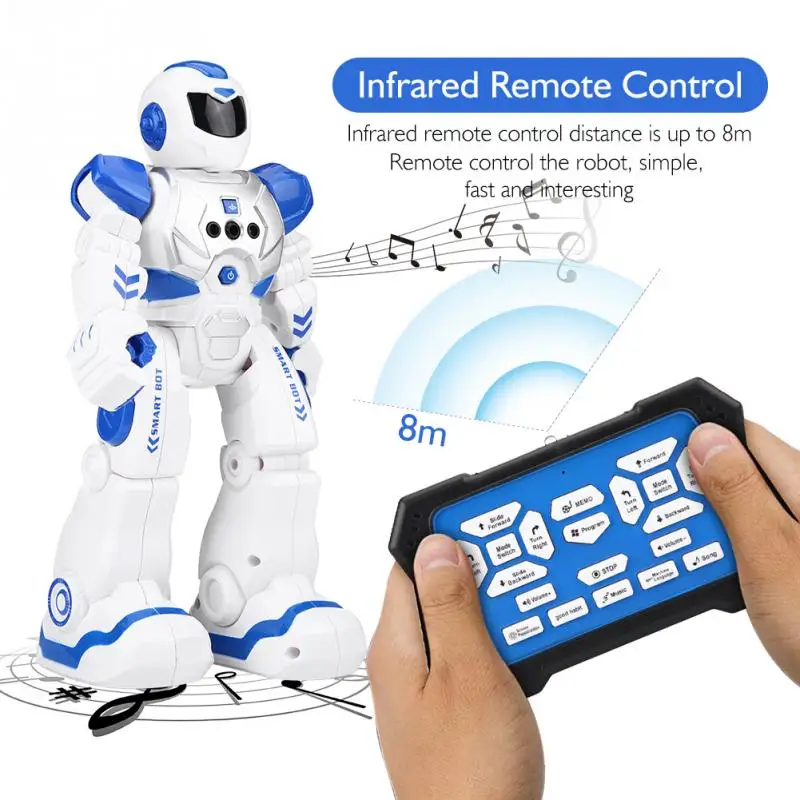 Remote Control Smart Robot Action Walk Sing Dance Figure Gesture Sensor Toys For Children Birthday Gift Hot Sale | Игрушки и хобби
