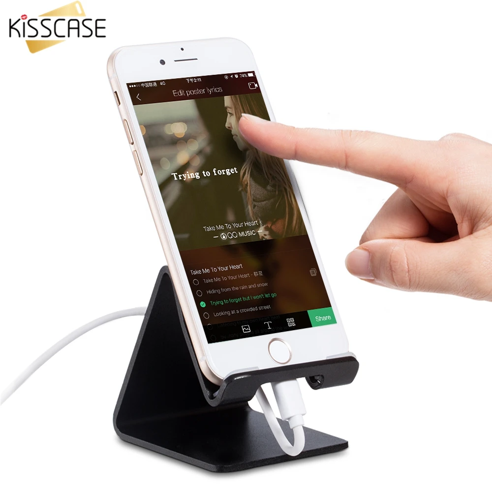 KISSCASE универсальный настольный держатель для мобильного телефона планшета ПК