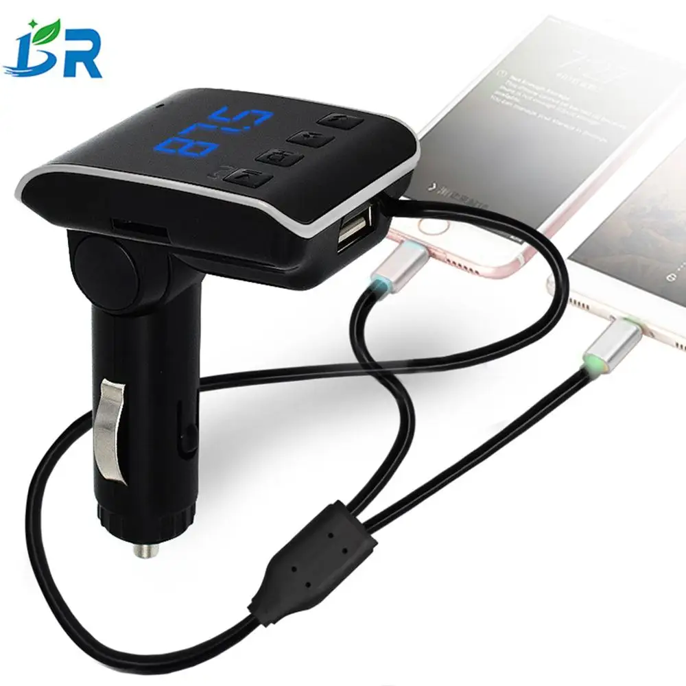 Car mp3 player bluetooth micro digit fm transmitter with usb sd aux input adapter charger for phone | Автомобили и мотоциклы