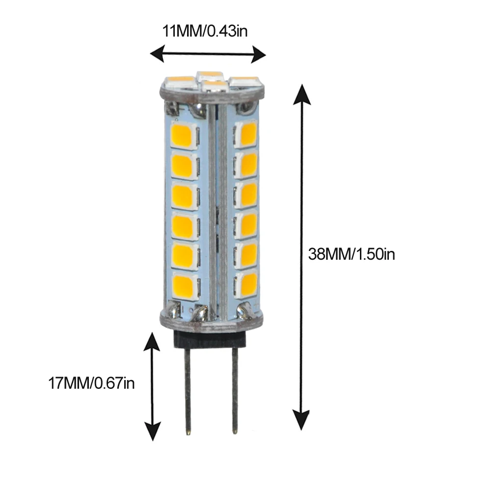 4 шт. G4 Светодиодная лампа 3 Вт мини светодиодная DC 12 В SMD2835 прожектор люстра