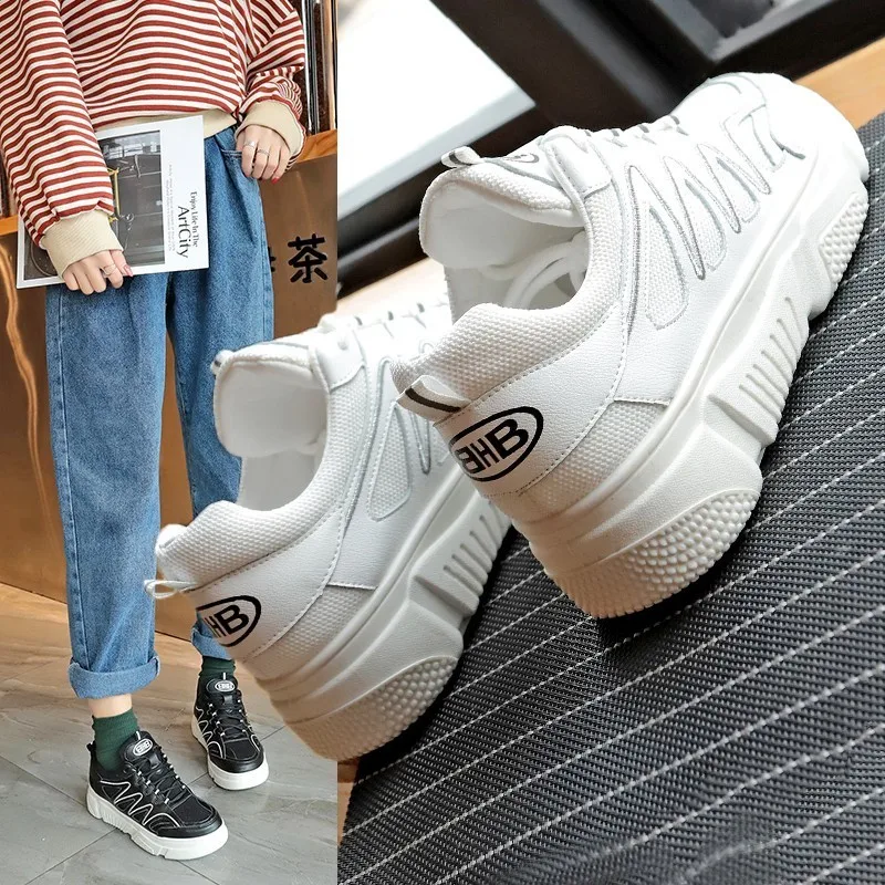 MOSOPRO/Женская обувь сезон весна белые кроссовки спортивная прогулочные осенние