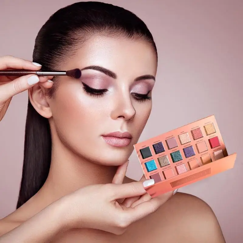 Новые блестящие тени для век Beauty палитра пигментных теней водостойкие мерцающие