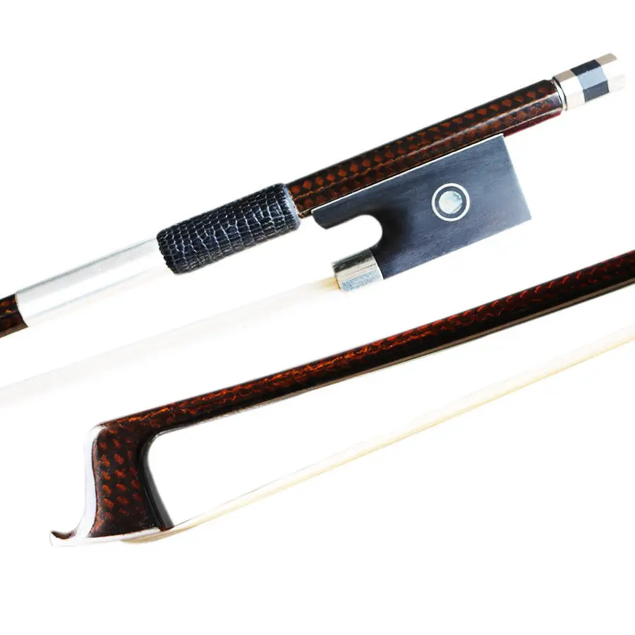 

Новинка 4/4, усовершенствованный Алмазный Лук для скрипки из углеродного волокна, производительность Pernambuco